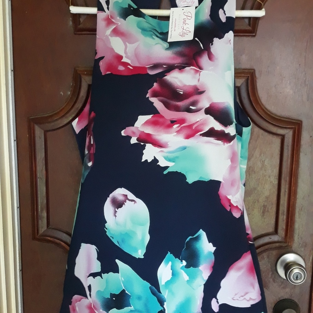 A beautiful Pink Lily pink and purple dress